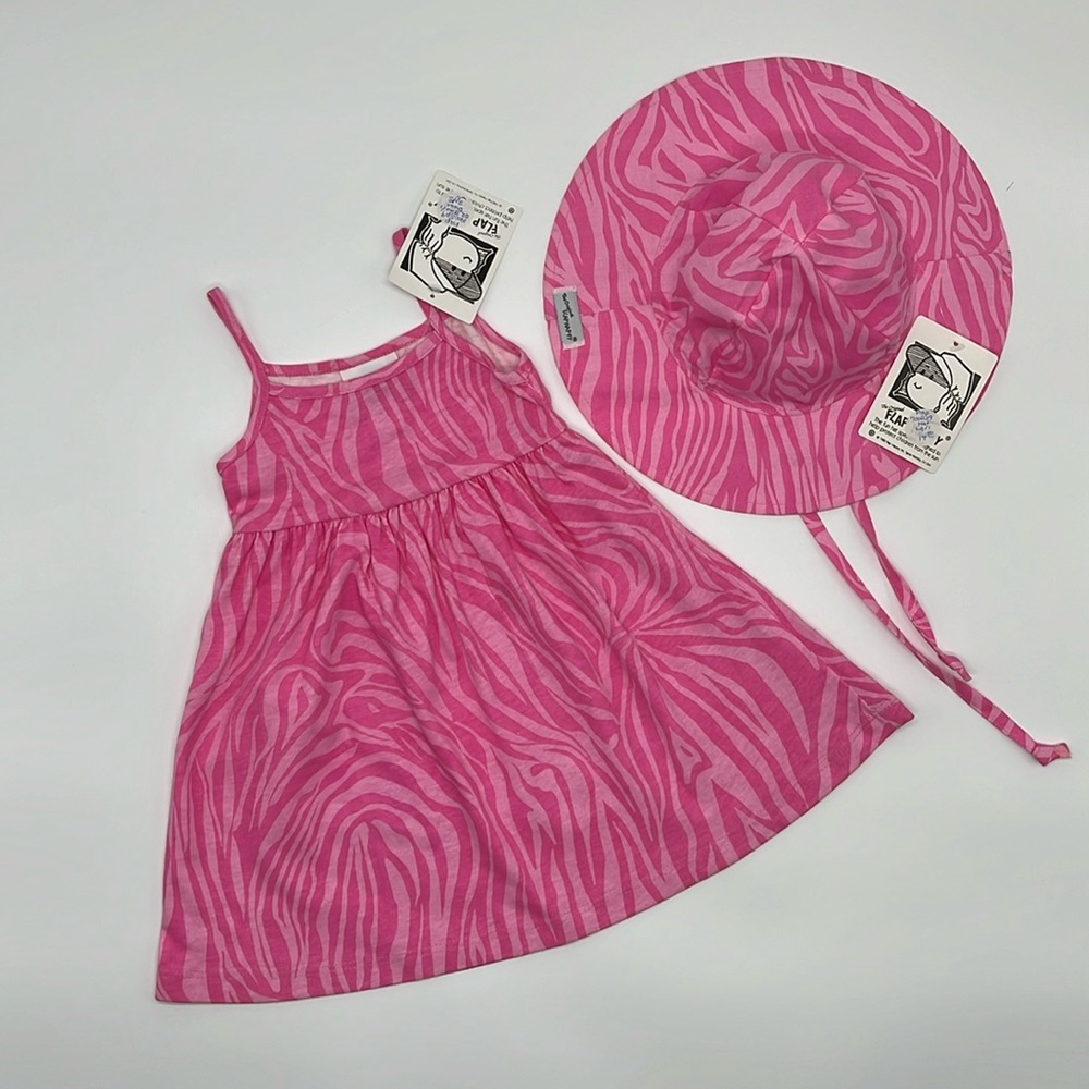 New with tags Flap Happy sundress and hat - bundle discounts